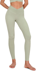 Cloud Feeling Ruched Yoga Leggings 25ft High Waist - Soft, Sculpting