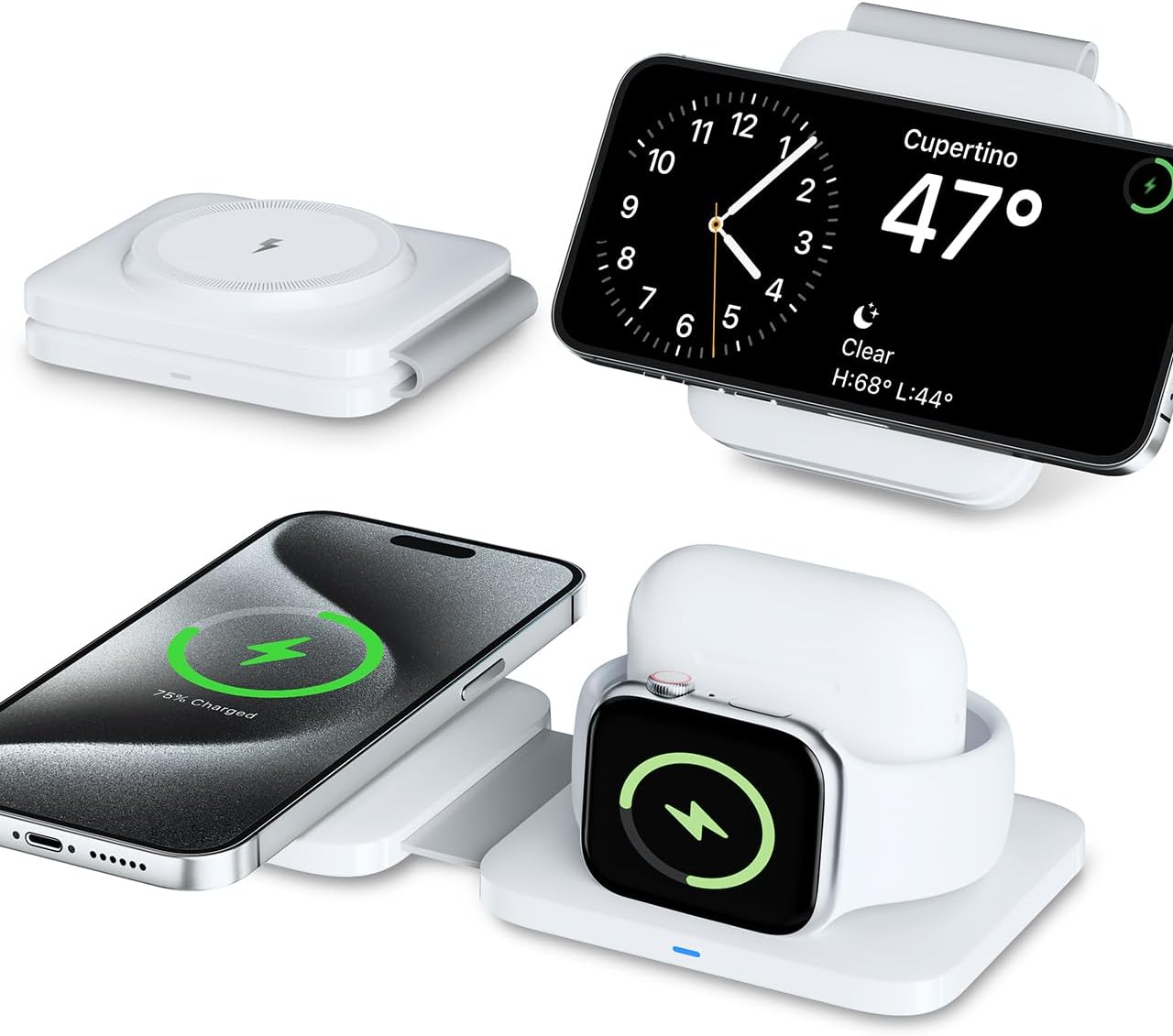 Ultimate Apple Charging Hub by Apetiy - Charge 3 Devices at Once!