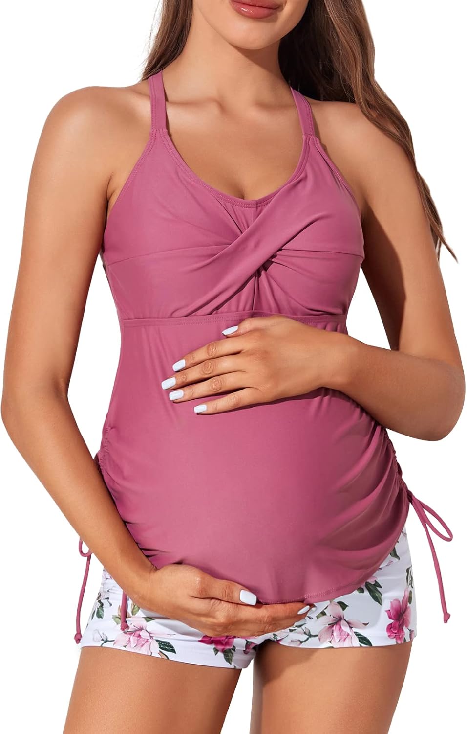 MiYang Maternity Tankini Swimsuit for Stylish Pregnancy Wear