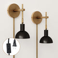 Tamlin Wall Light Fixture Plug-In Sconce - Versatile Bedside Reading