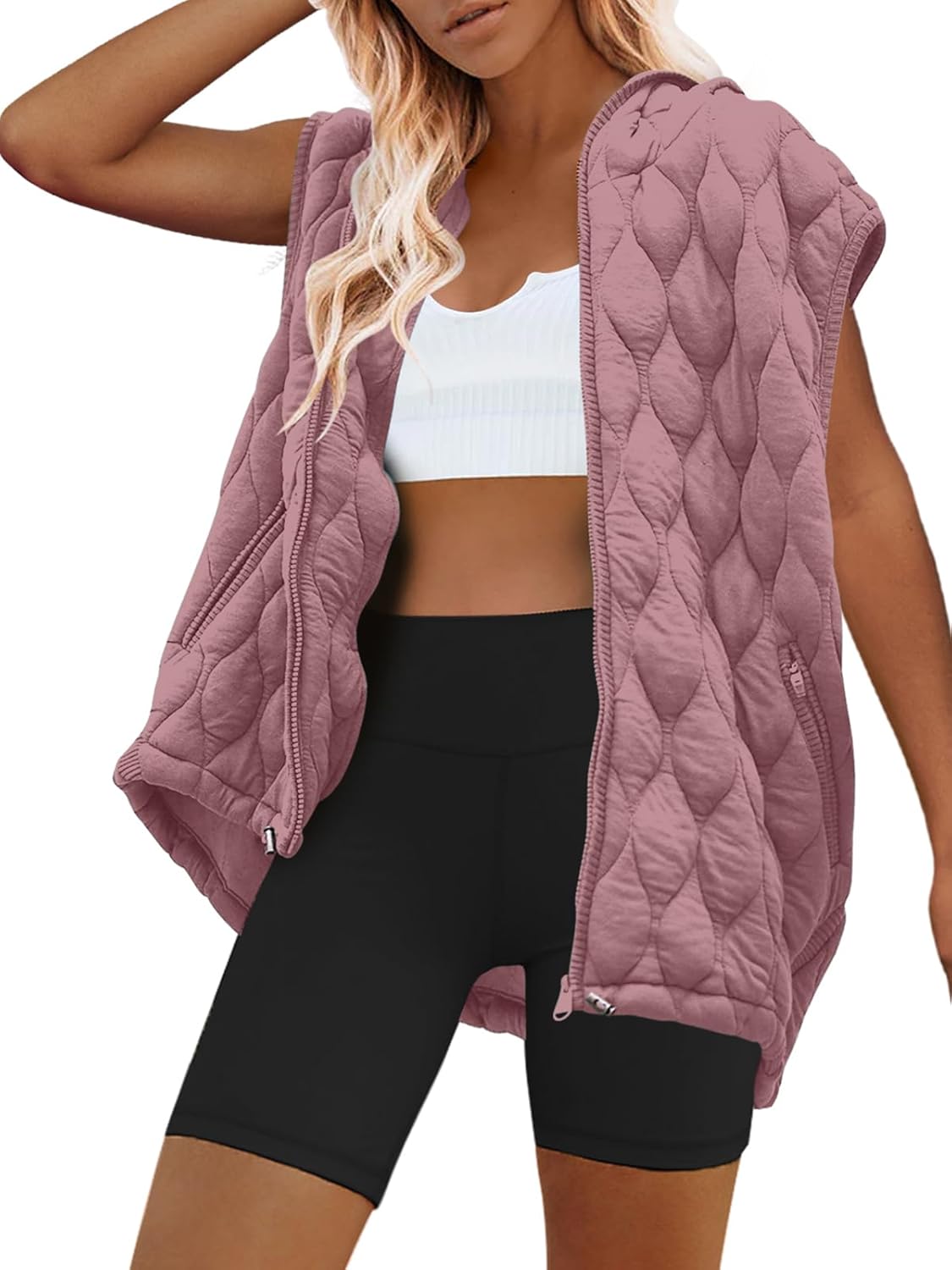 Oversized Puffer Vest for Women - Stylish and Warm Winter Wear