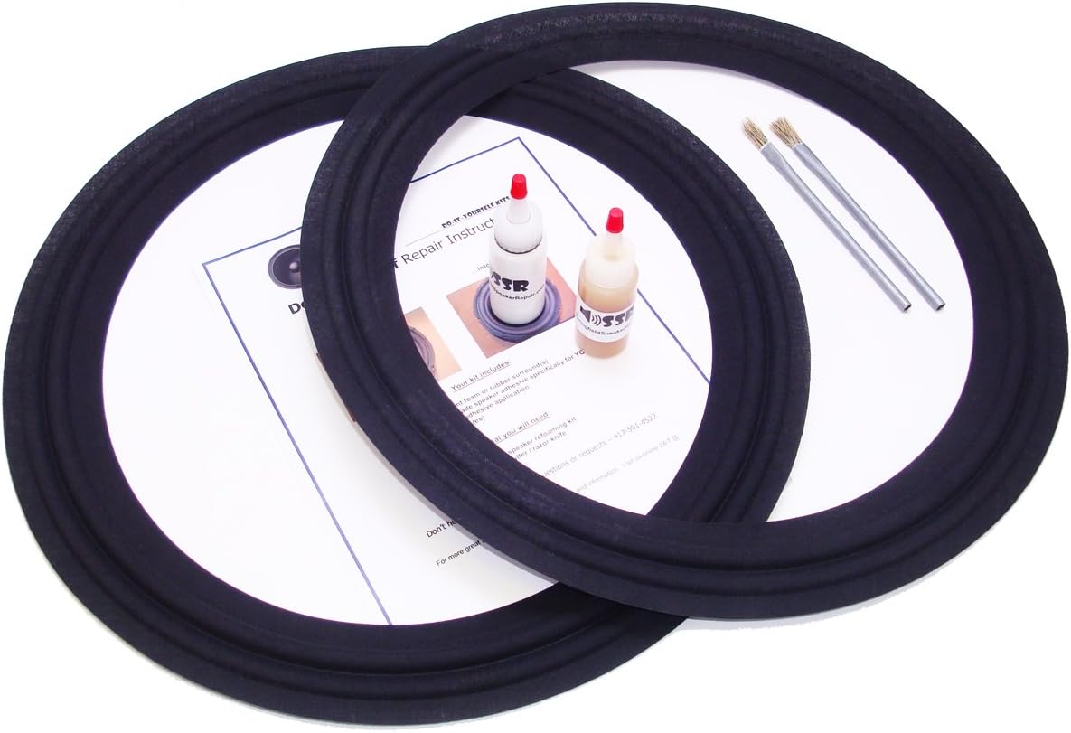 2 Piece RCF L18 - P300 18 Inch Speaker Cloth Surround Repair Kit