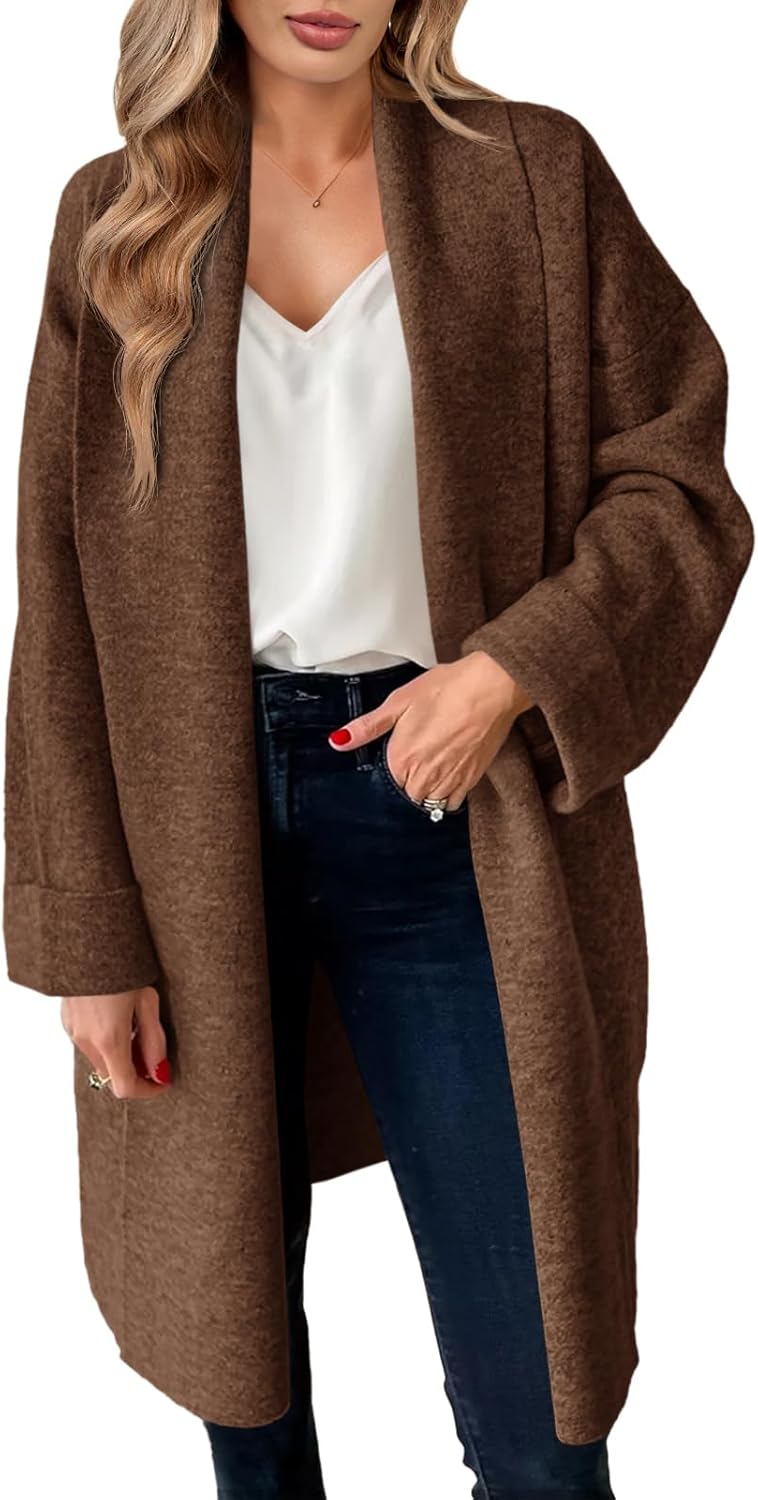 Saodimallsu Womens Long Cardigan Sweaters for Cozy Fall Style