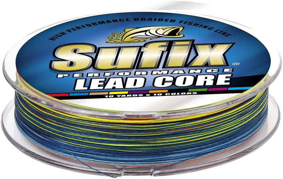 Sufix Lead Core Fishing Line 15lb Strength for Precise Depth Control