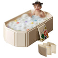 Toddler Bath Tub for Shower Portable Foldable Kids Bathtub - Travel