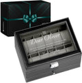 Maverton 12-Slot Watch Display Case - Elegant Organizer for Men