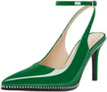 Slingback Heels Ankle Strap Pointed Toe Stilettos - Elegant 3.5in are