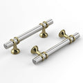 Haliwu 10 Pack Brushed Nickel Cabinet Pulls - Durable Barrel Handles