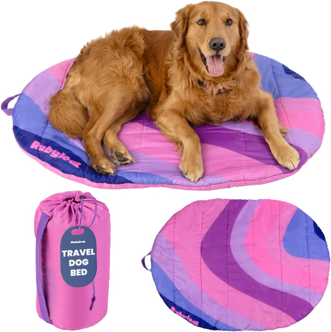 Travel Dog Bed Mat for Camping, Lightweight & Cozy Design