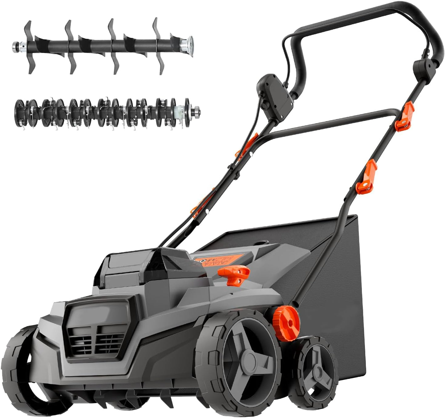 40V 15in Cordless Dethatcher & Scarifier for Lawn Care