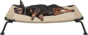 Curved Cooling Elevated Dog Bed for Ultimate Comfort and Relaxation