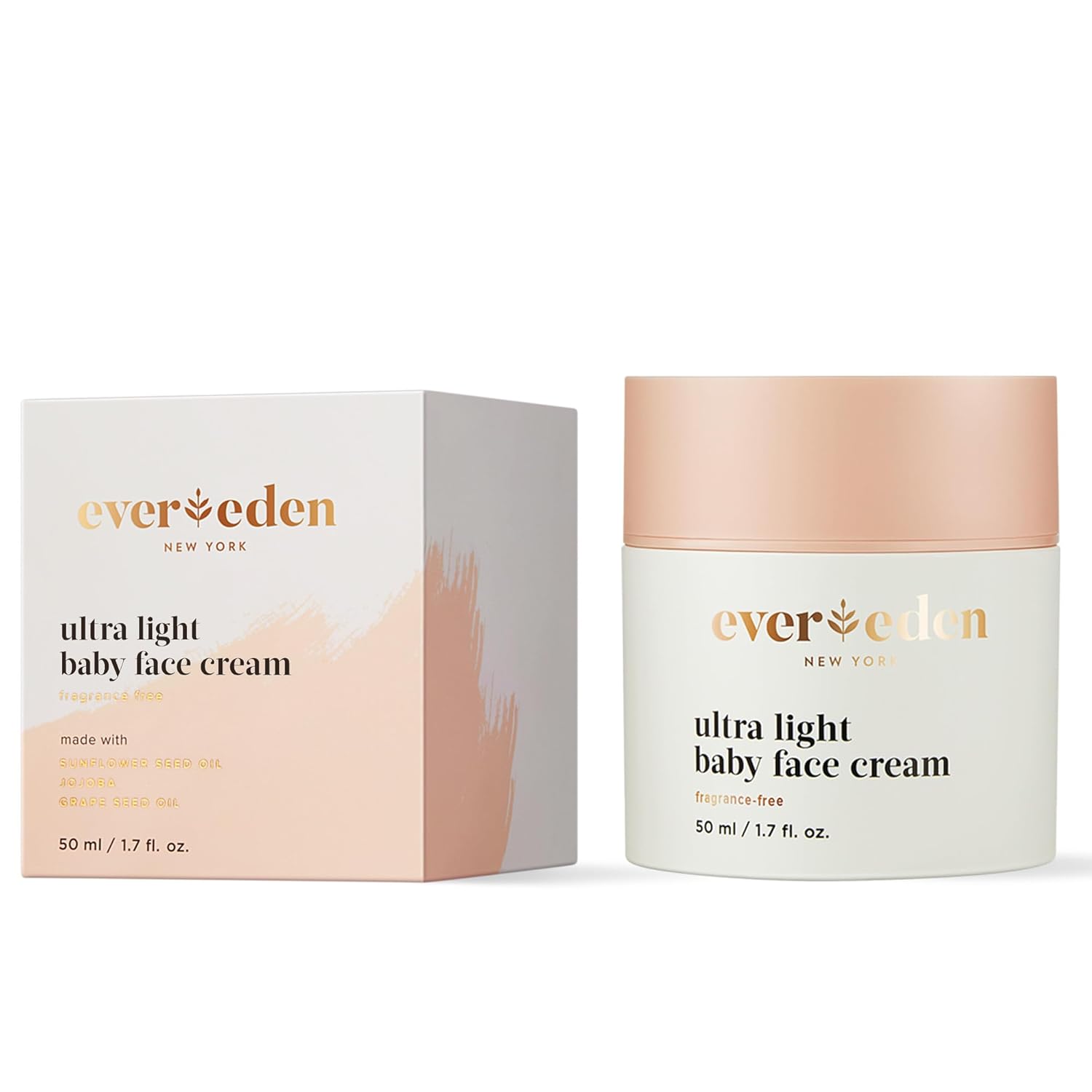 Evereden Ultra Light Baby Face Cream for Intense Hydration