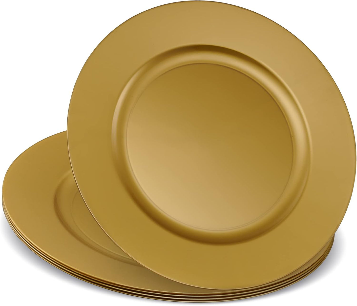 12-Pack 13'' Gold Party Chargers: Elegant Tableware