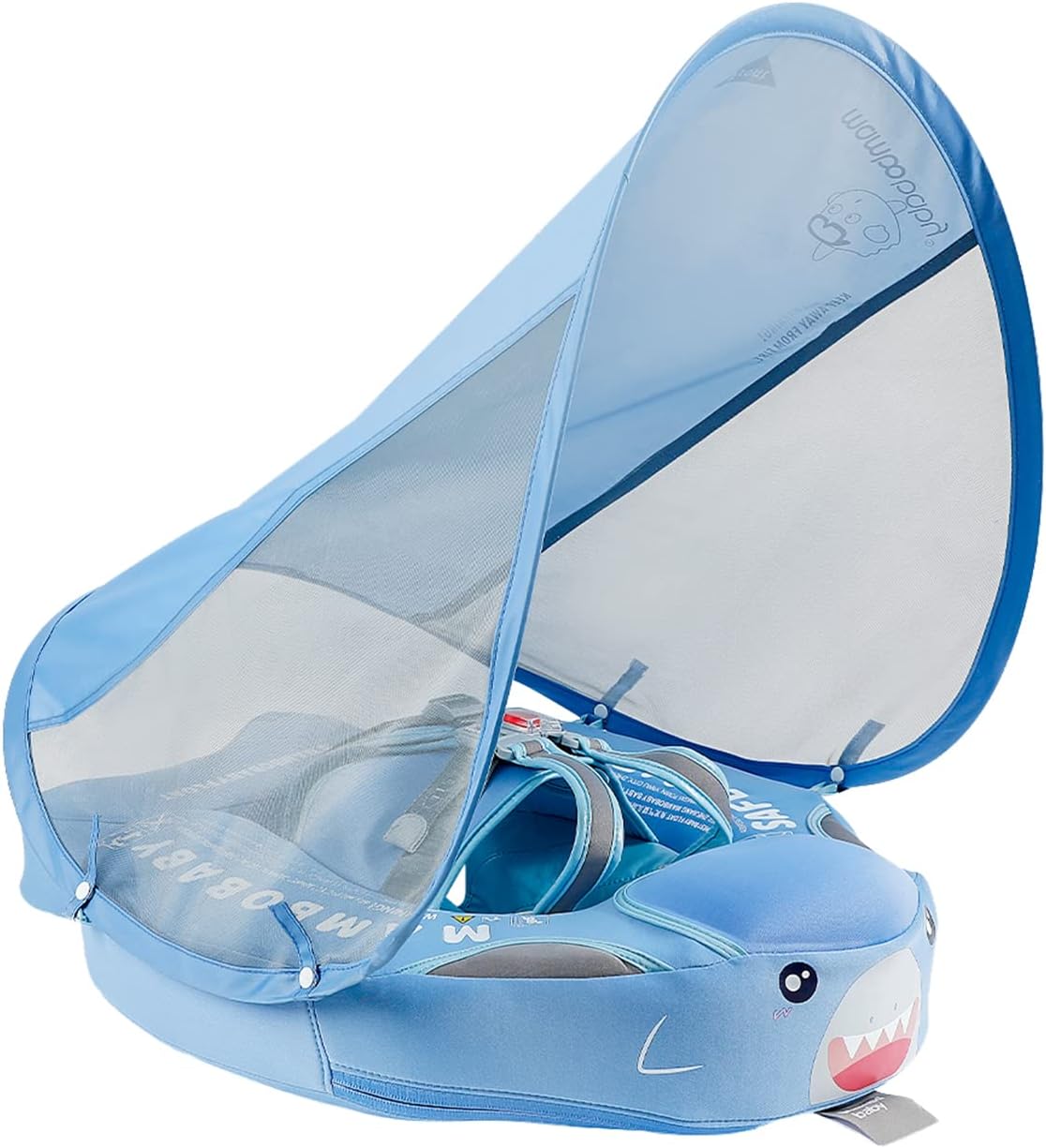 Mambobaby Baby Swim Float with Canopy & Tail for Infants