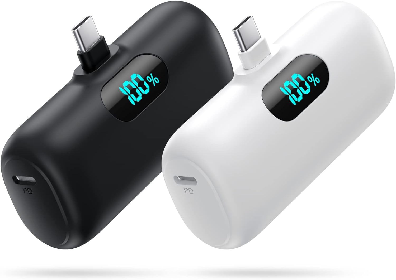 Portable Power on-the-go with 2-Pack 5000mAh!
