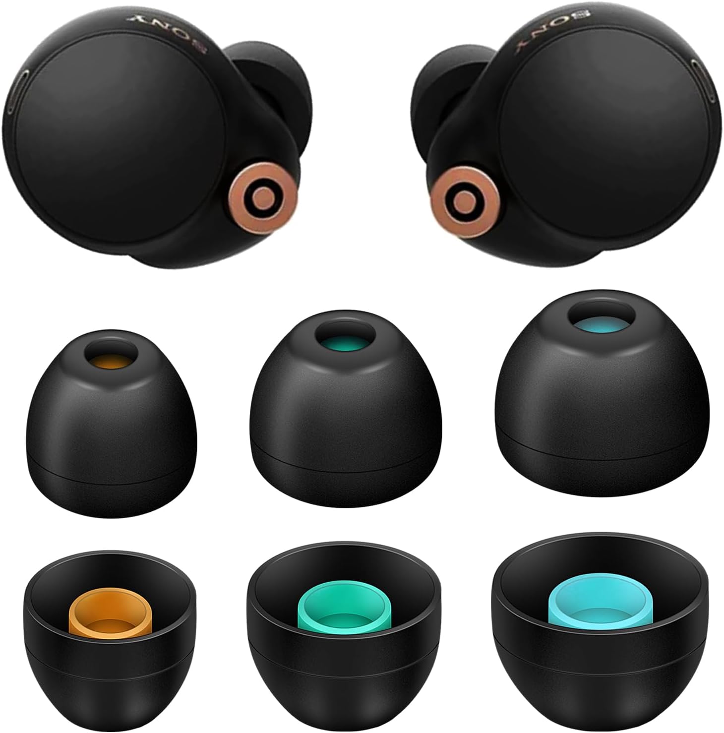 SENLIXIN Silicone Earbud Eartips - Enhanced Comfort & Fit