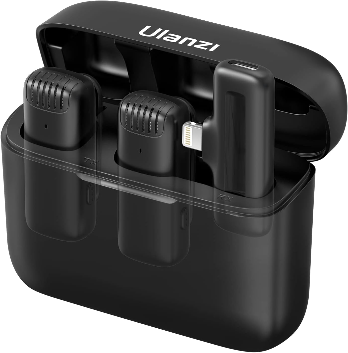 ULANZI J12 Wireless Lavalier Microphone for iPhone and iPad
