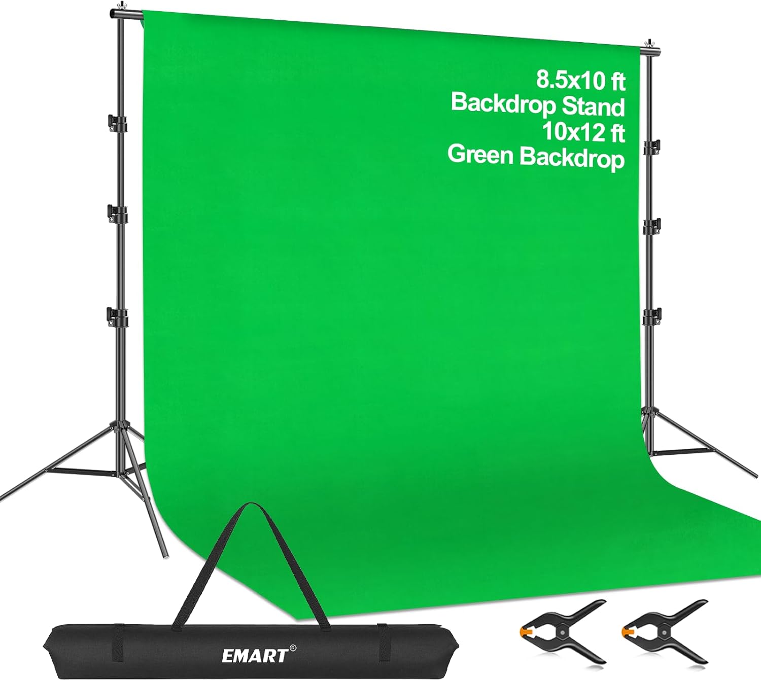 EMART Photo Video Studio Green Screen Backdrop Stand Kit Review