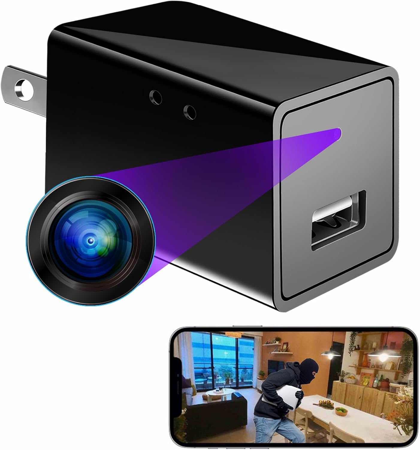 Infun Mini Spy Camera: 1080P HD WiFi Motion Detection