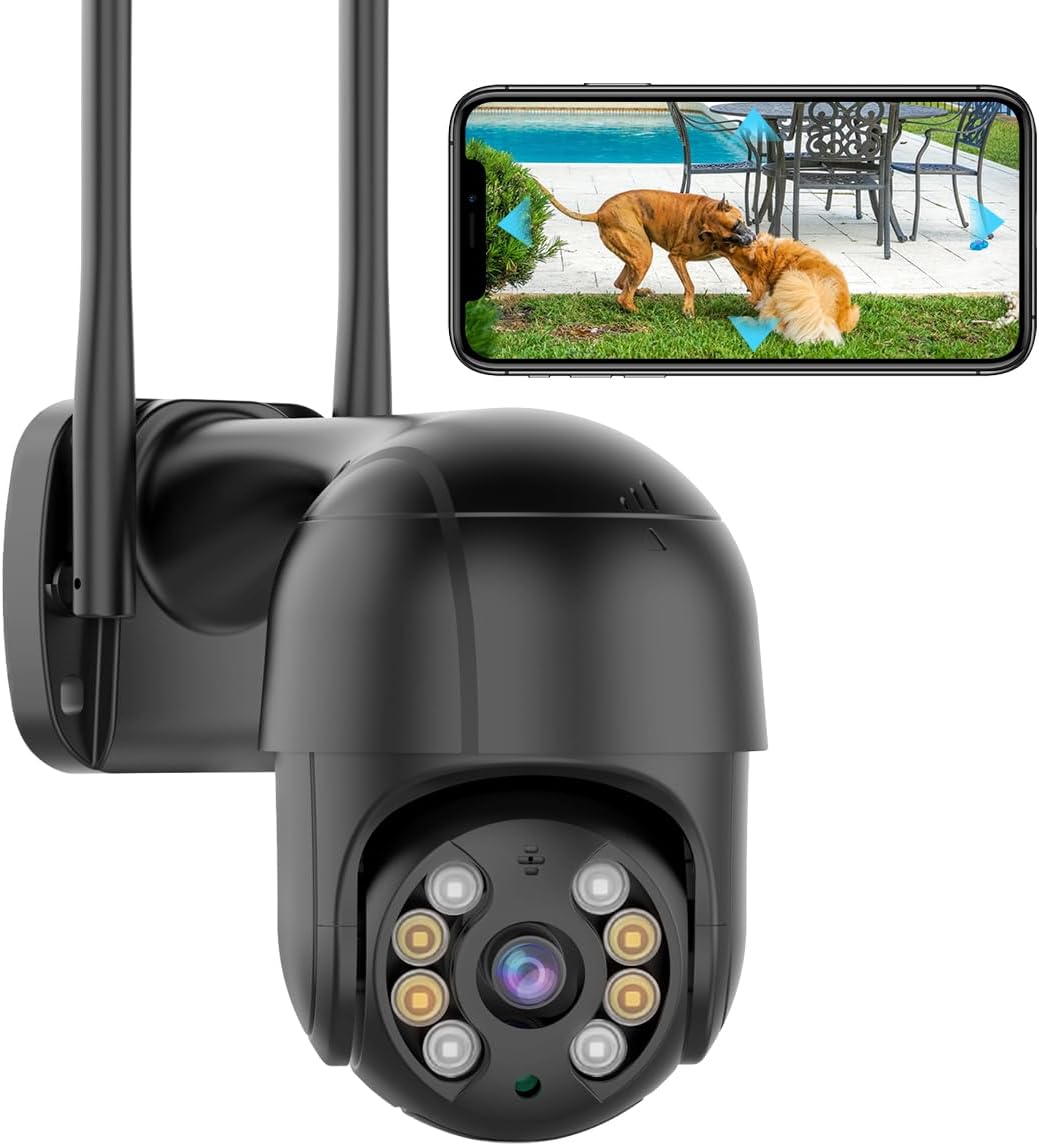 ICSEE WiFi Camera Security 4K 8MP with Human Detection Features