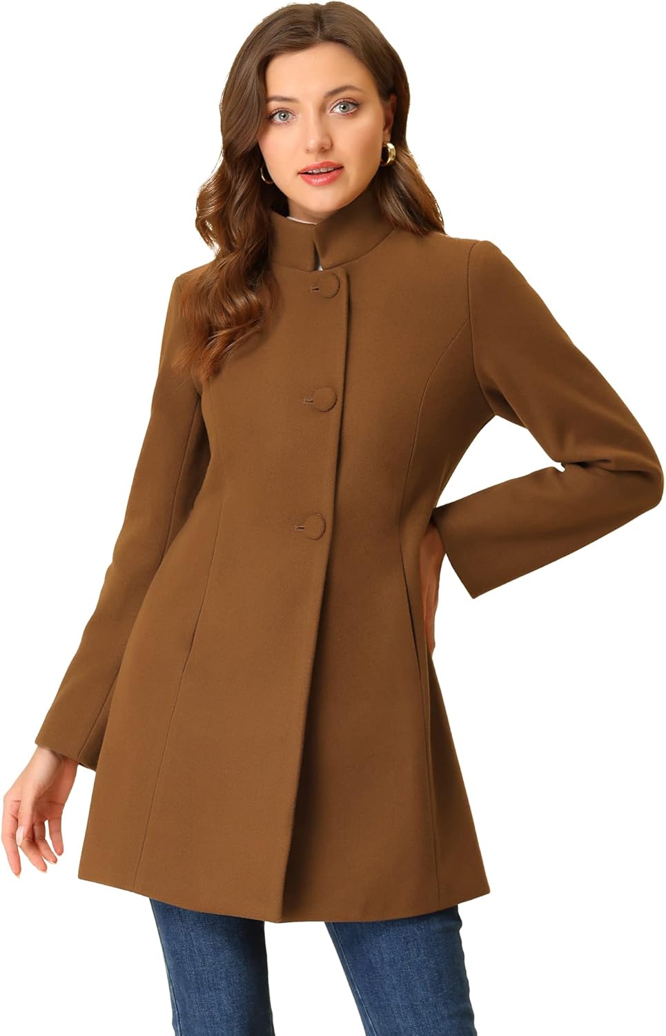 Allegra K Women's Winter Overcoat for Stylish Cold Weather Wear