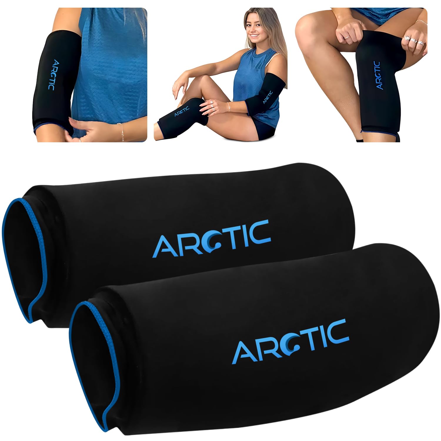 Elbow and Knee Ice Pack Wraps for Fast Injury Relief