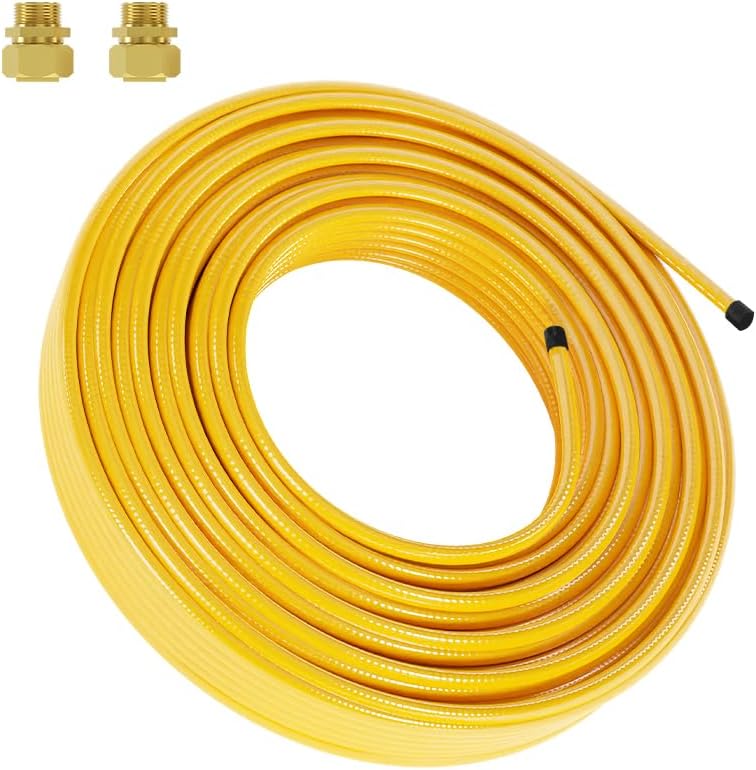 100FT 3/4in CSST Flexible Propane Natural Gas Line for Grills