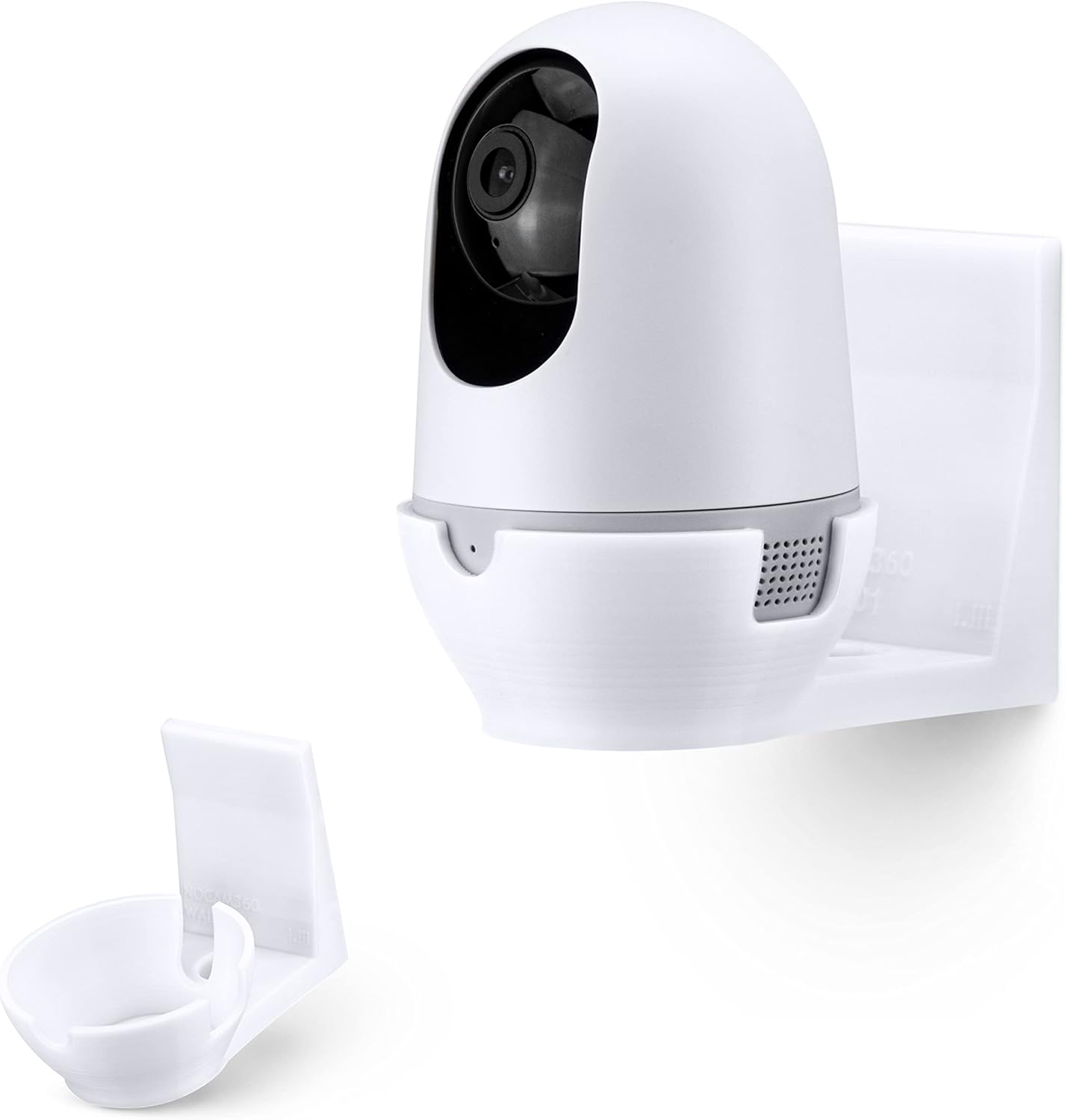 BRAINWAVZ Adhesive Wall Mount for Nooie Cam 360 - No-Drill, Easy Install!