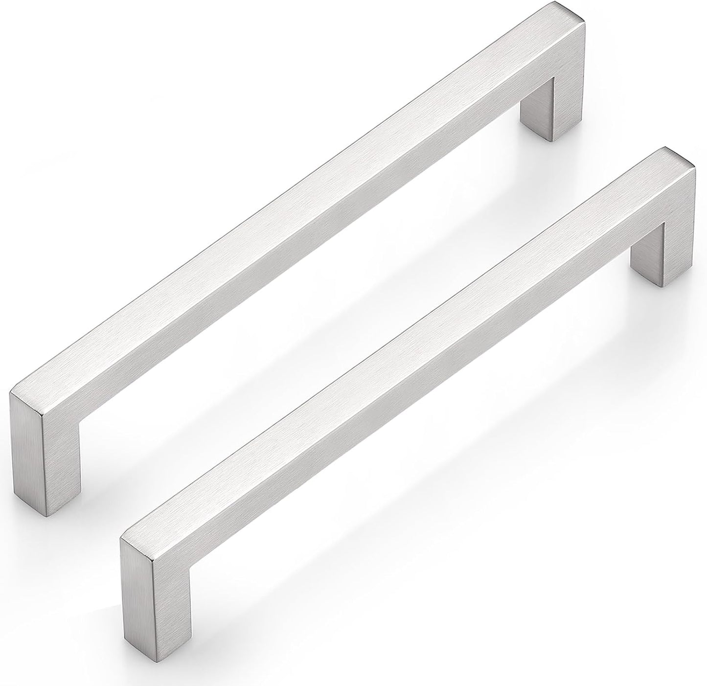 Probrico 50 Pack Silver Cabinet Pulls for Modern Kitchen Decor