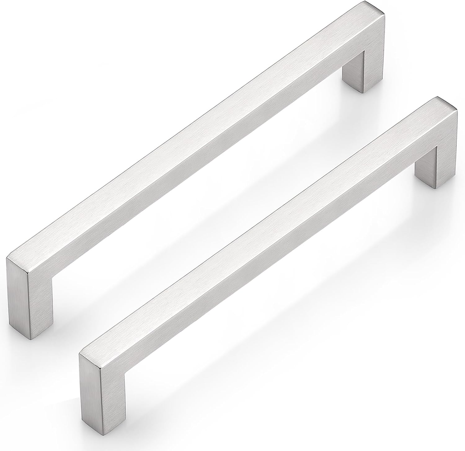 Probrico 50 Pack Silver Cabinet Pulls for Modern Kitchen Decor