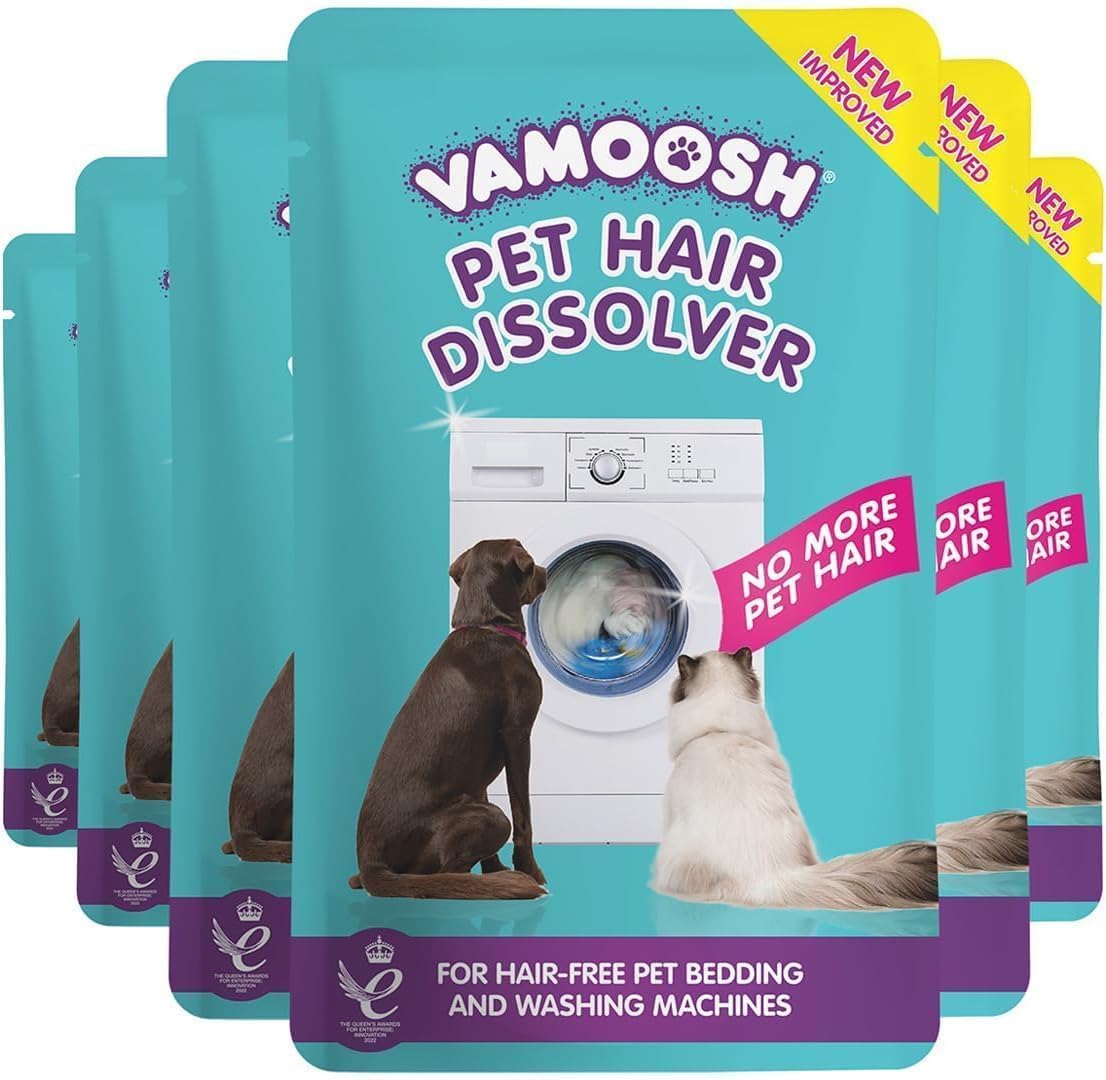 Vamoosh Pet Hair Dissolver: Wash Away Pet Hair Easily!