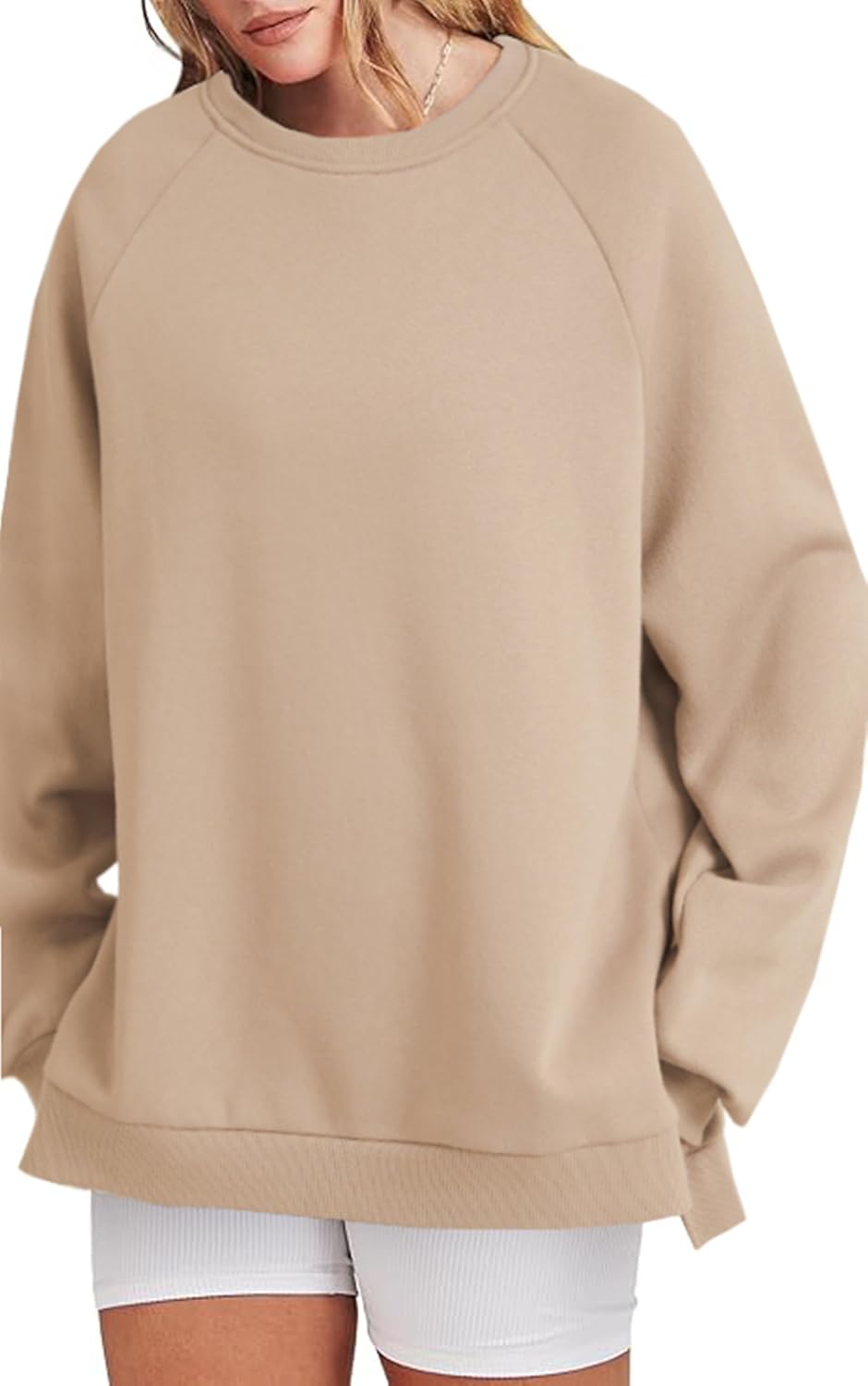 LYANER Cozy Fleece Slit Sweater | 2024 Fall/Winter Must-Have