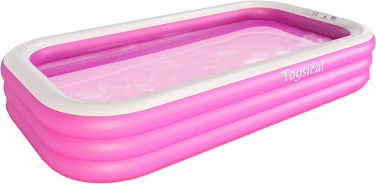 Toysical Inflatable Pool for Kids and Adults - Spacious Fun
