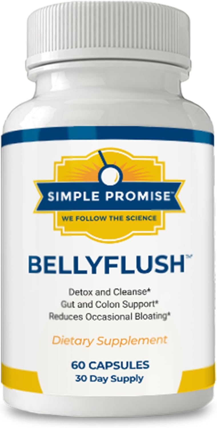 BellyFlush Gentle Colon Cleanse Supplement for Digestive Health