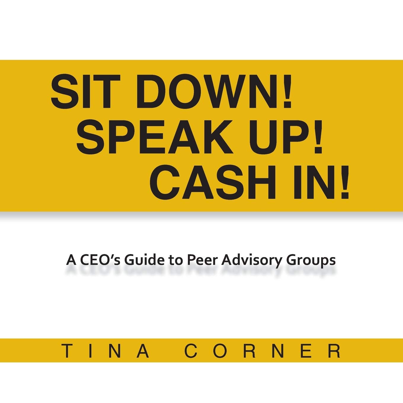 Sit Down! Speak Up! Cash In! A CEO's Guide to Peer Advisory Groups