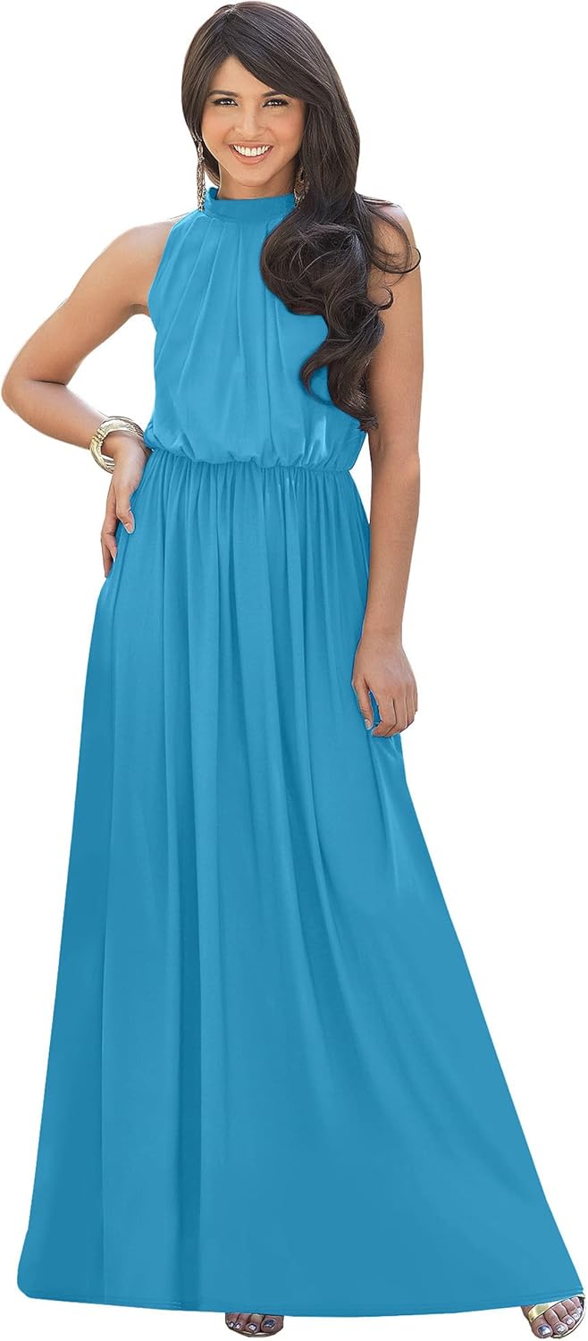KOH KOH Sexy Sleeveless Summer Formal Gown for Every Occasion