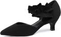 Coutgo Womens Low Kitten Heels Dressy Pumps - Comfortable (Style XSMT)