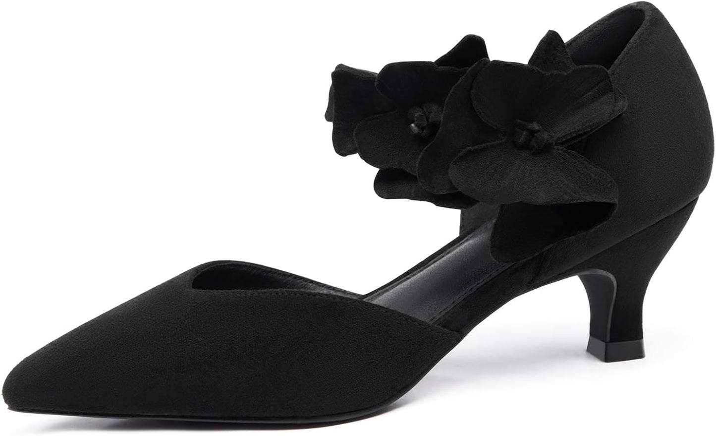 Coutgo Womens Low Kitten Heels Dressy Shoes for Every Occasion