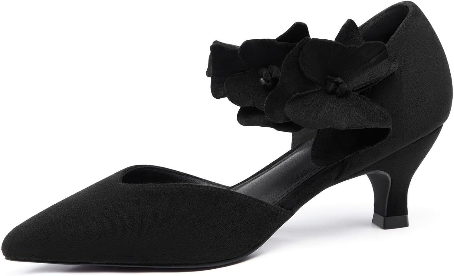 Coutgo Womens Low Kitten Heels Dressy Shoes for Every Occasion