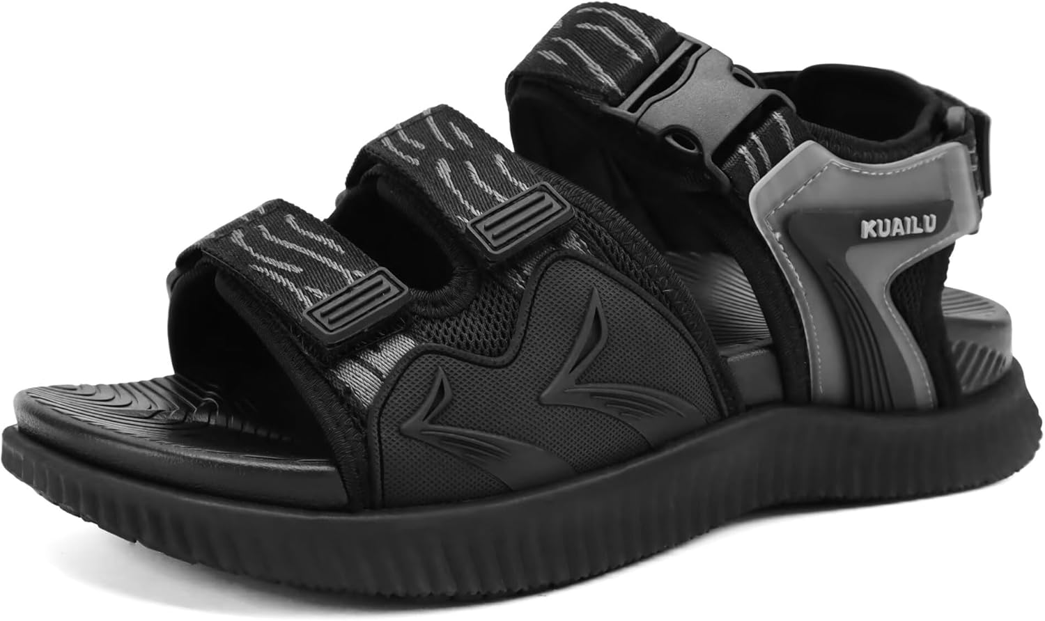 KuaiLu Mens Hiking Sandals with Arch Support for Comfort