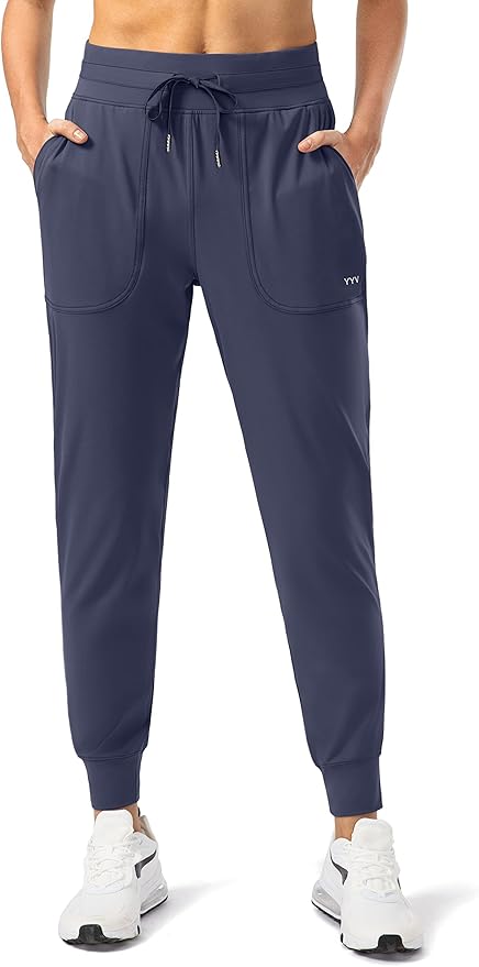 YYV Women's Joggers Pants High Waist Soft Athletic Sweatpants