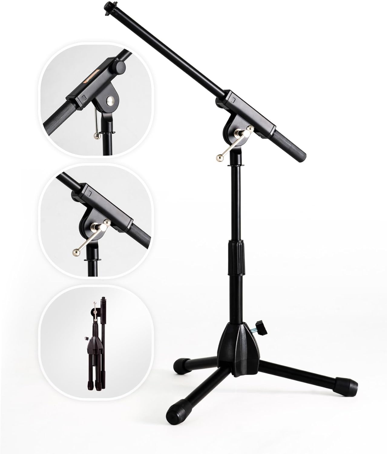 Portable Mic Stand - Extendable & Lightweight
