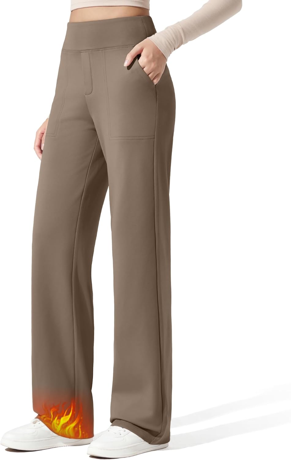 G4Free Women Fleece Lined Pants for Winter Comfort and Style