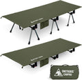 ONETIGRIS SUPRANUBIS Camping Cot - Height Adjustable, Lightweight