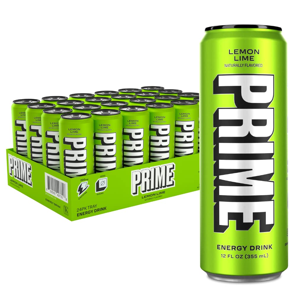 PRIME Energy LEMON LIME Zero Sugar Drink for Hydration Boost