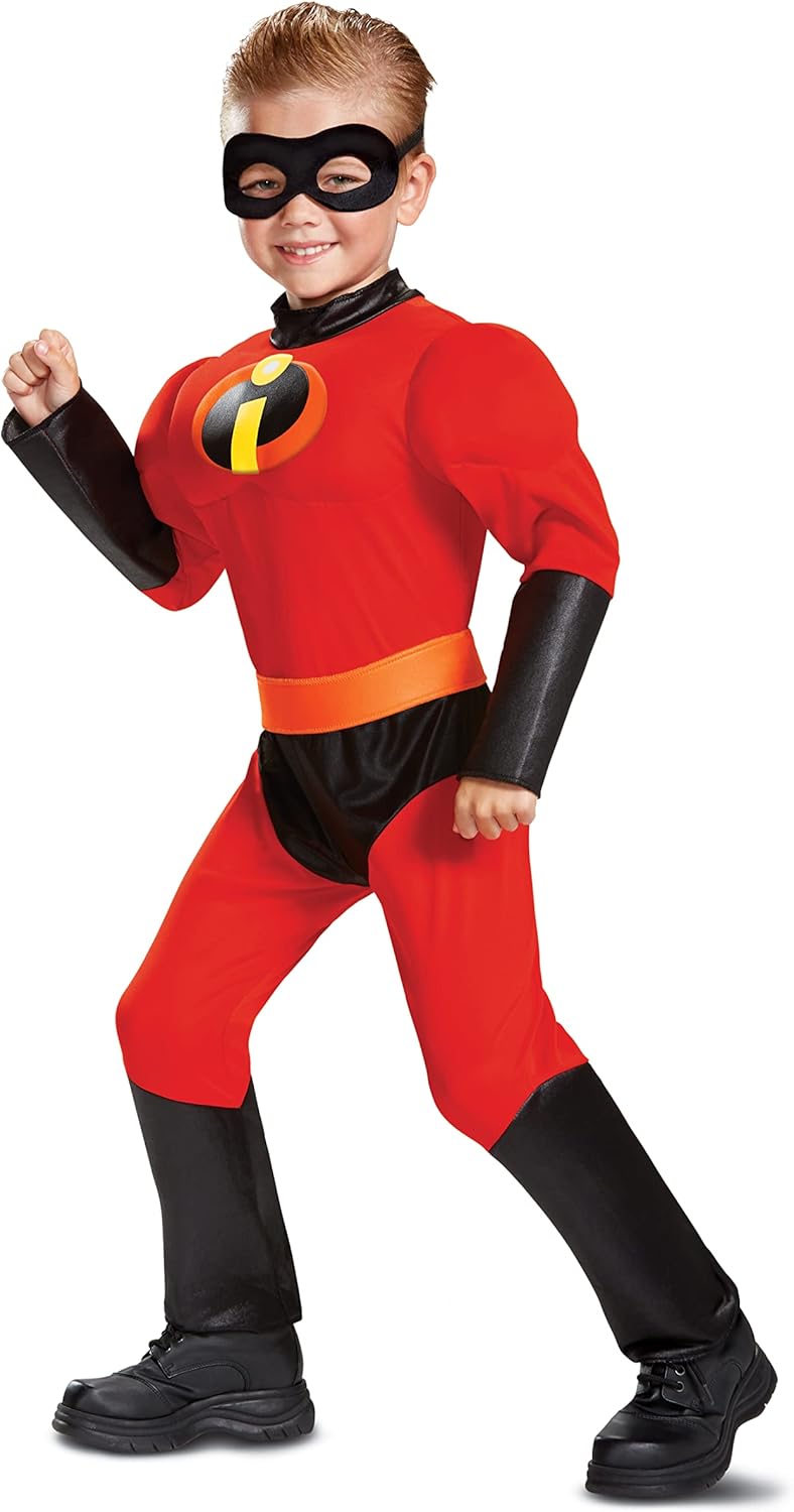 Disguise Disney Pixar Dash Incredibles 2 Muscle Costume for Kids