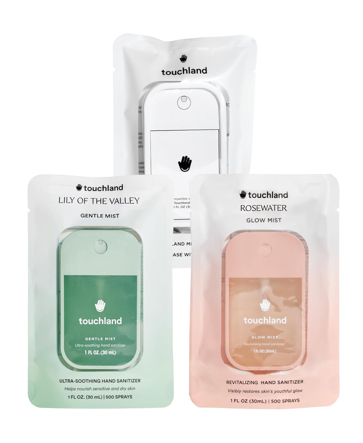 Touchland Glow Mist Bundle: Stylish Hydrating Hand Sanitizer