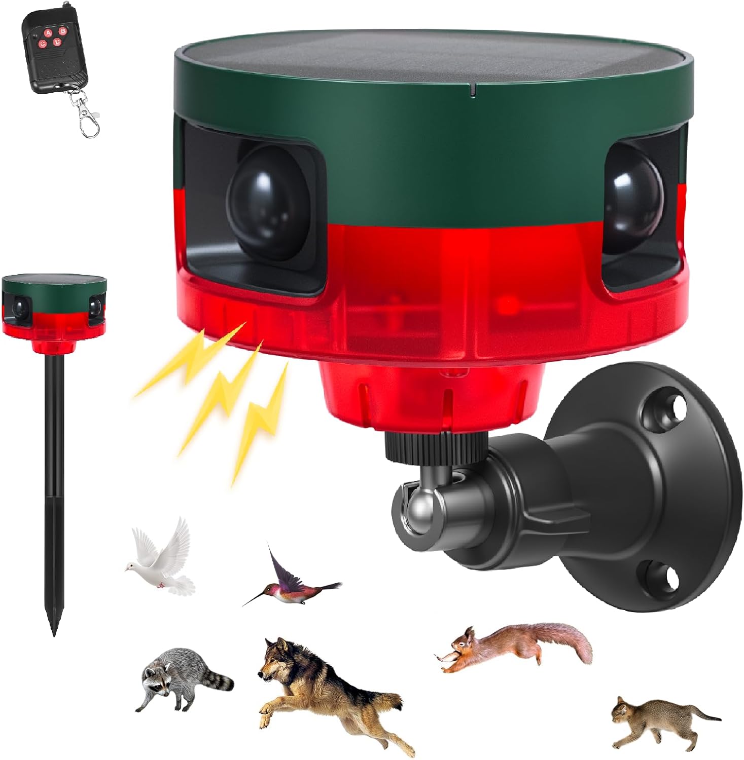 360 Solar Motion Detector Alarm for Home and Garden Security