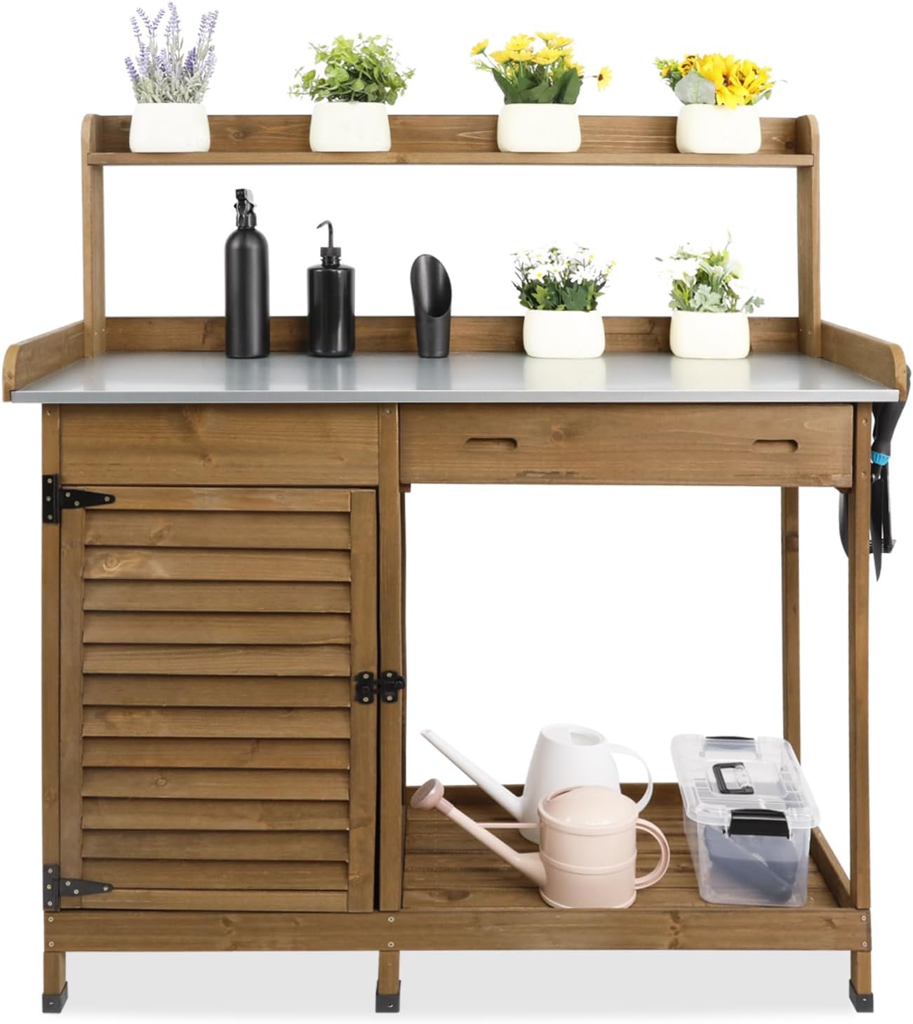 Outdoor Garden Potting Bench Table for Horticulture Work