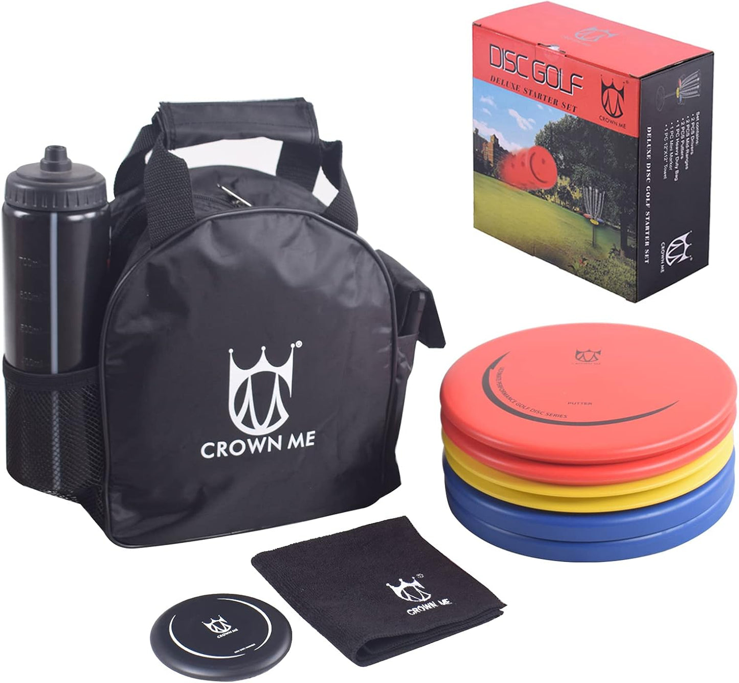Ultimate Disc Golf Starter Set: Bag, Discs, Marker